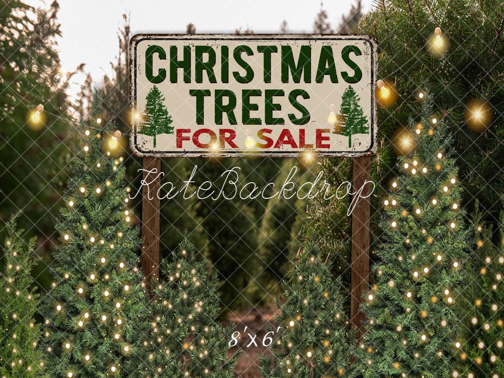 Kate Christmas Trees Lights Backdrop Designed by Emetselch
