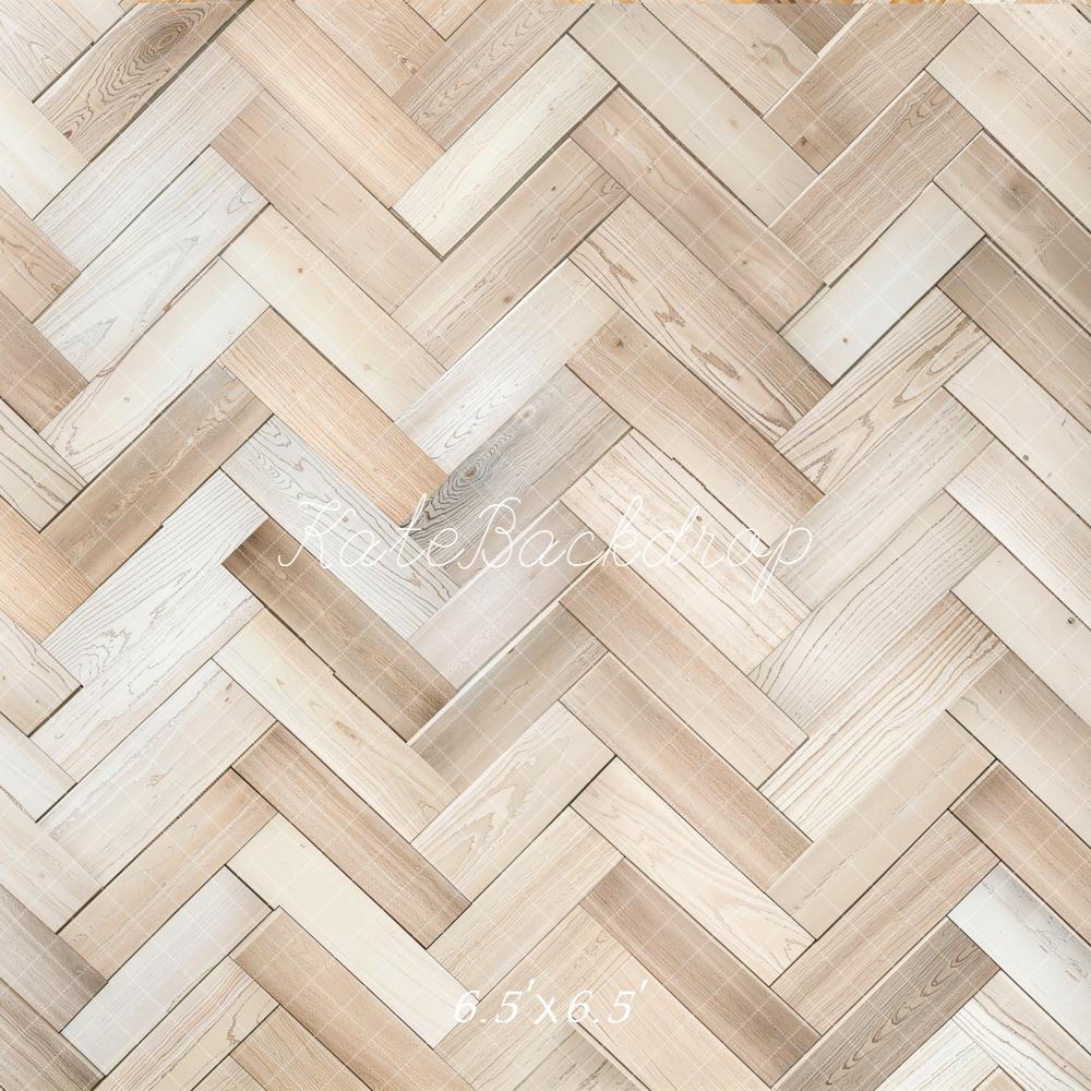Kate Herringbone Wood Pattern Backdrop Designed by Kate Image - Kate Backdrop AU