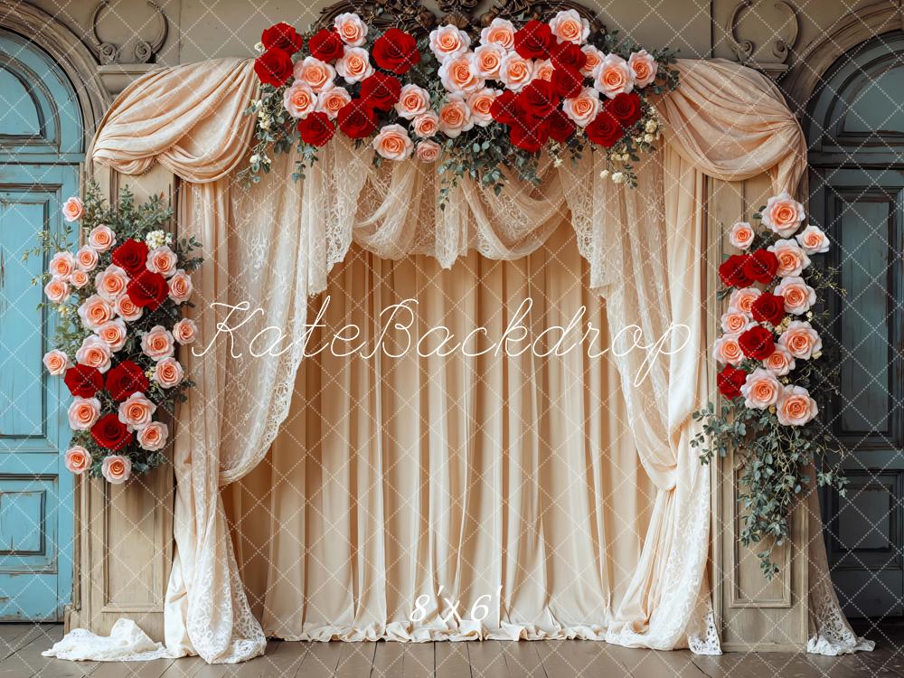 Kate Wedding Flower Drapes Backdrop Designed by Mini MakeBelieve