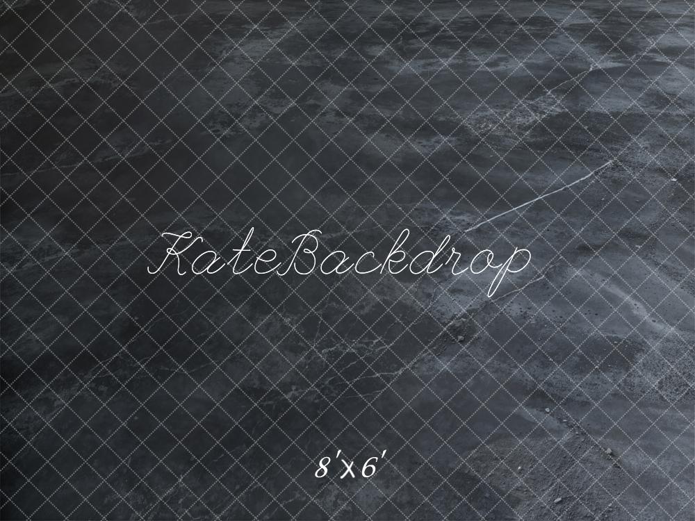 Kate Dark Concrete Floor Fleece Backdrop Designed by Kate Image