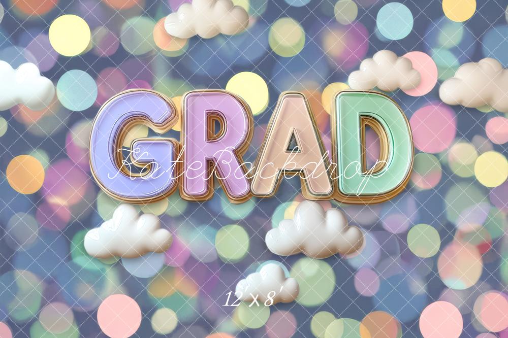 Kate Grad Colourful Bokeh Backdrop Designed by Mini MakeBelieve