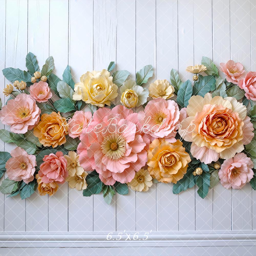 Kate Flower Wood Backdrop Designed by Mini MakeBelieve