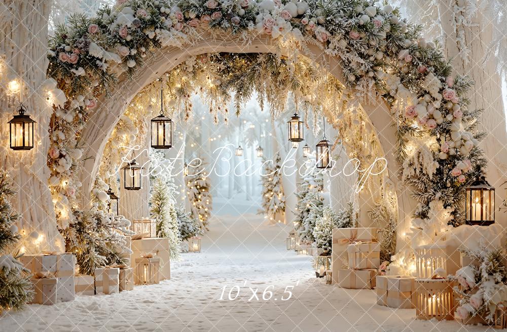 Kate Winter Arch Gifts Fleece Backdrop Designed by Emetselch