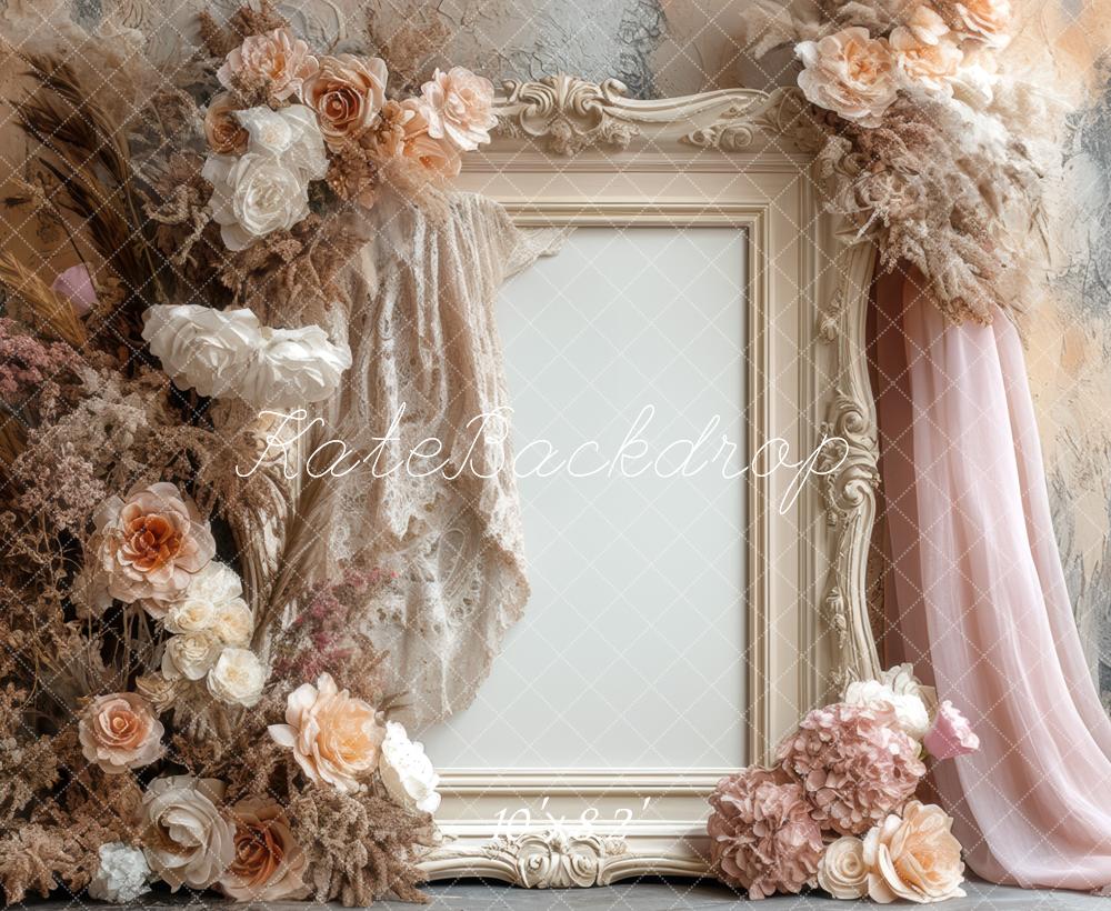 Kate Vintage Flowers Backdrop Designed by Mini MakeBelieve - Kate Backdrop AU
