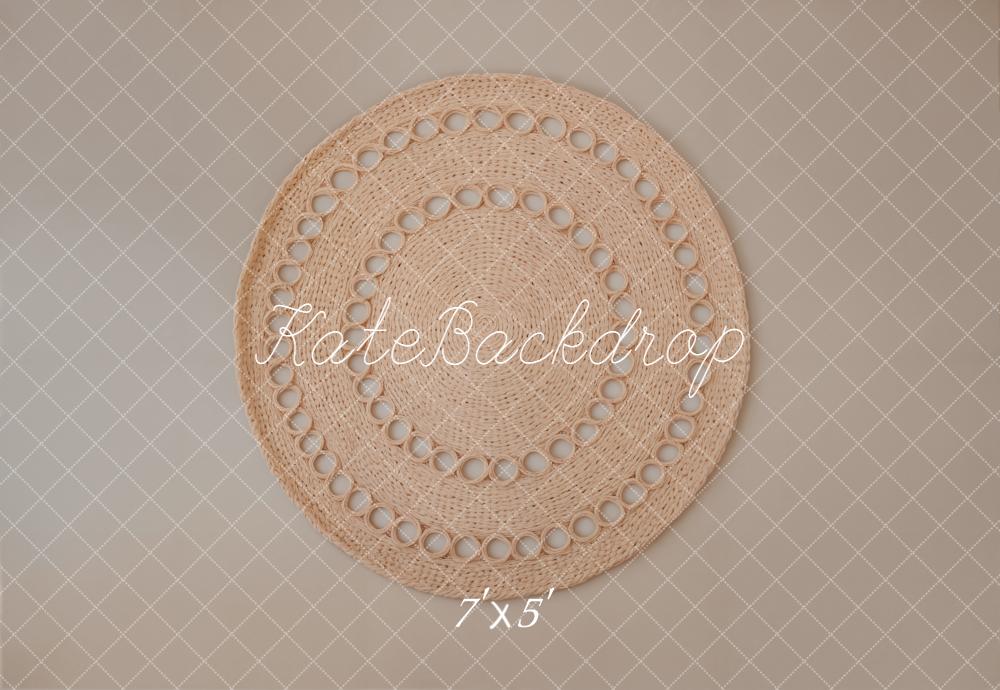 Kate Boho Circle Beige Backdrop Designed by Kate Image - Kate Backdrop AU