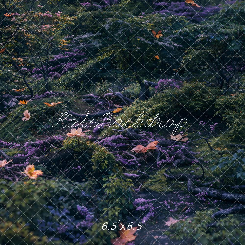 Kate Purple Forest Floor Backdrop Designed by Kate Image - Kate Backdrop AU