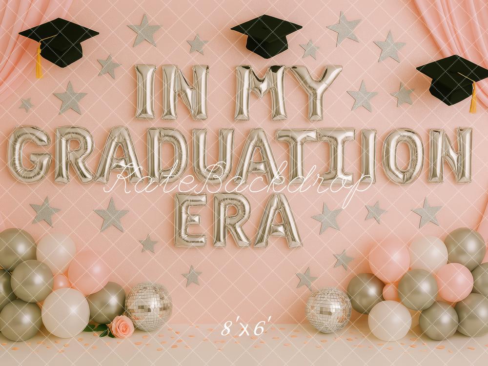 Kate Graduation Hats Balloons Stars Backdrop Designed by Patty Roberts