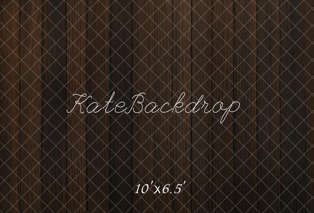 Kate Dark Wood Texture Fleece Backdrop Designed by Emetselch - Kate Backdrop AU