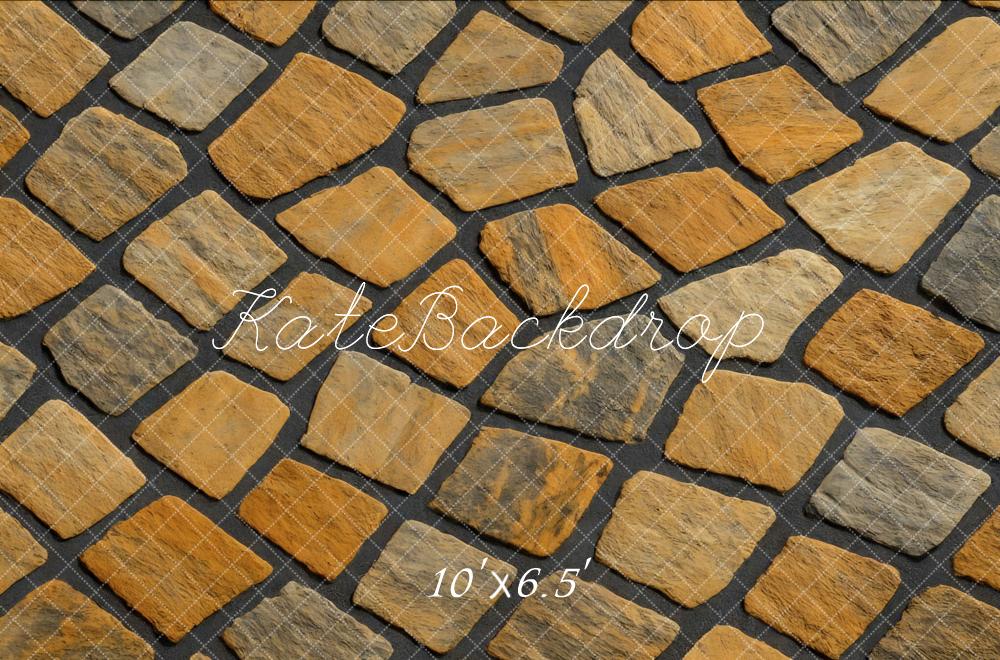 Kate Cobblestone Stone Pattern Backdrop Designed by Mini MakeBelieve