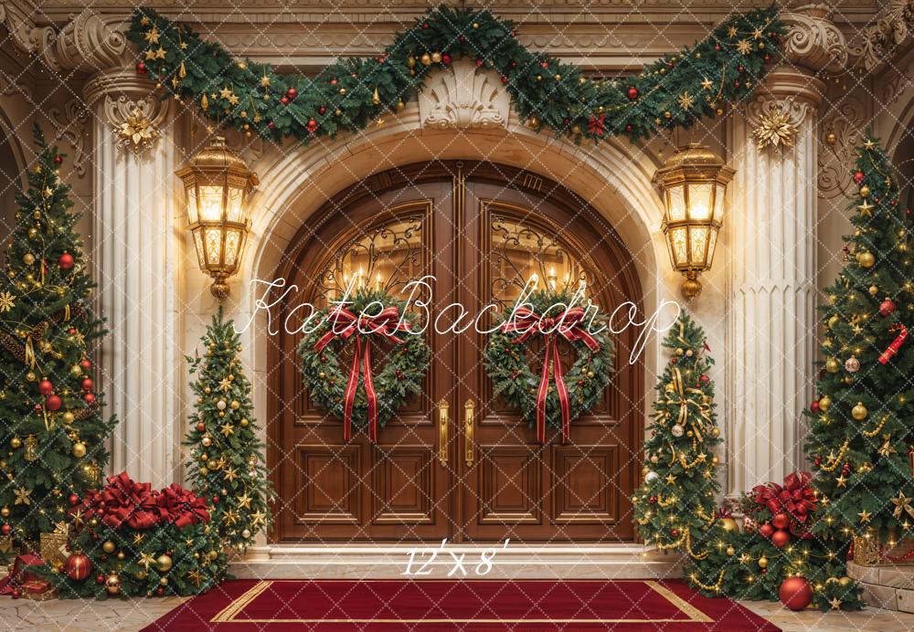 Kate Christmas Door Backdrop Designed by Chain
