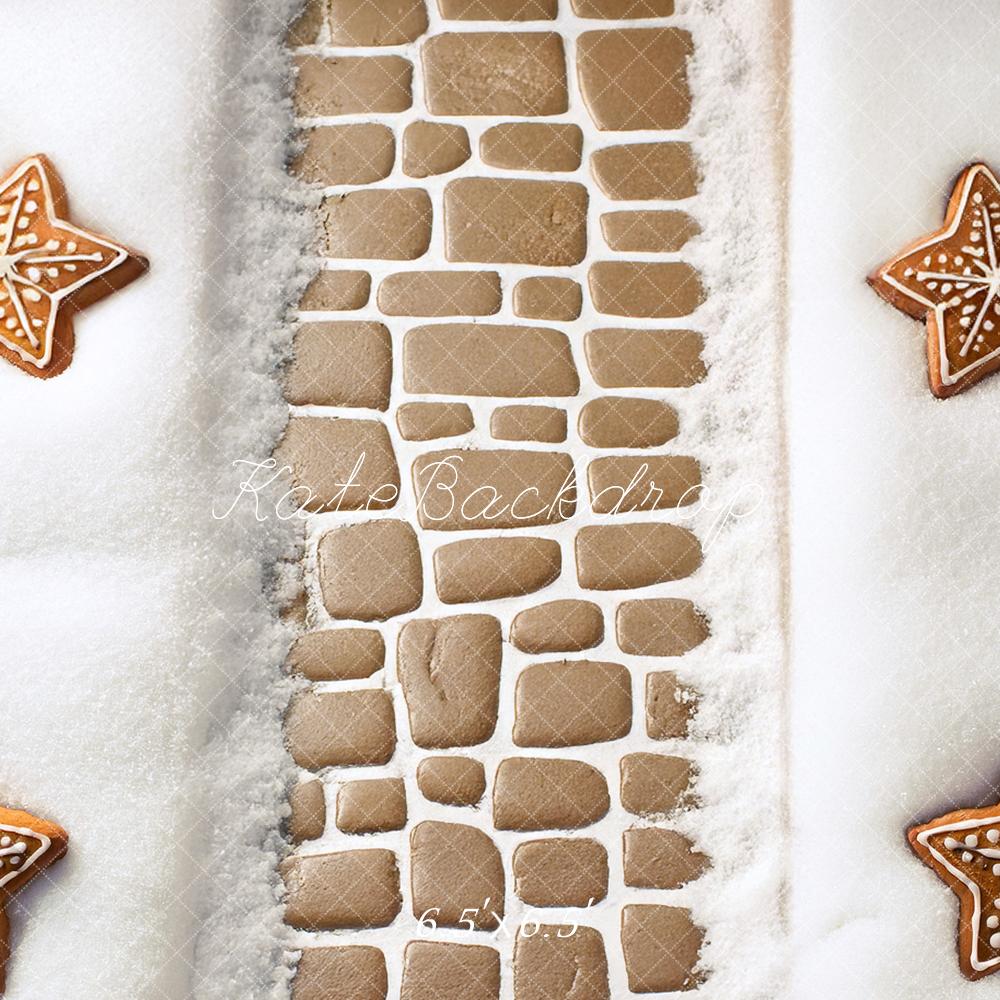 Kate Christmas Gingerbread Star Cookies Backdrop Designed by Mandy Ringe