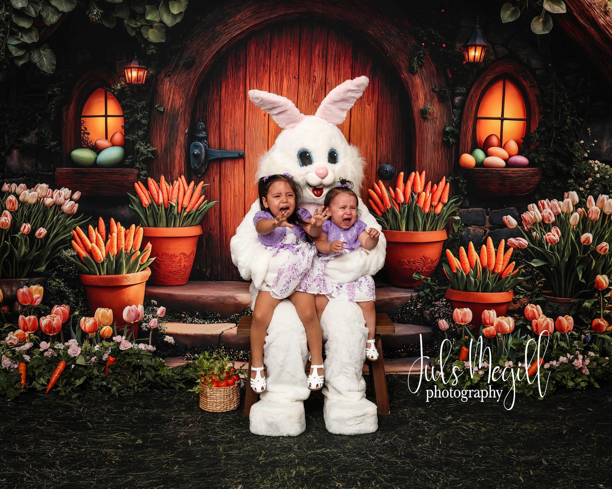 Kate Easter Carrot House Backdrop Designed by Emetselch