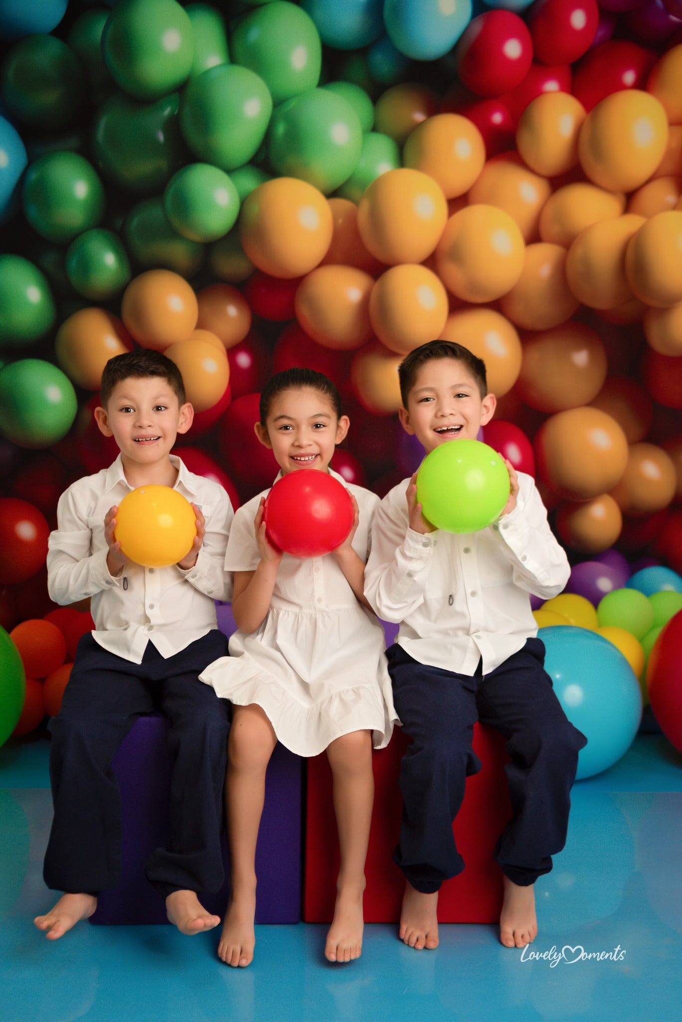 Kate Rainbow Balloon Wall Backdrop Designed by Mandy Ringe Photography - Kate Backdrop AU