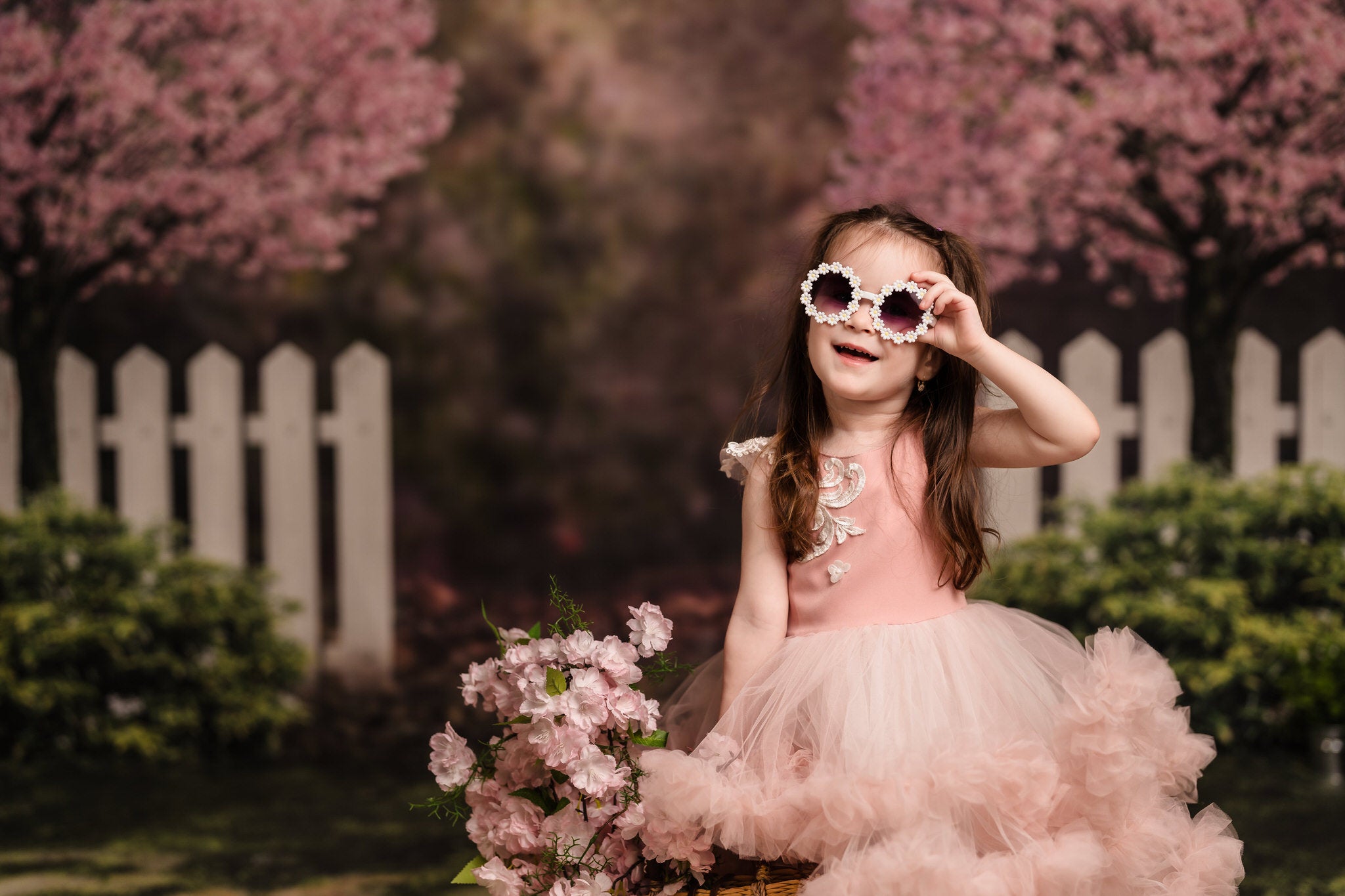 Kate Spring Garden Cherry Blossoms Backdrop for Photography - Kate Backdrop AU