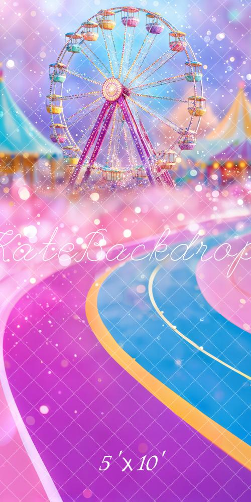 Kate Sweep Carnival Ferris Wheel Backdrop Designed by Emetselch - Kate Backdrop AU