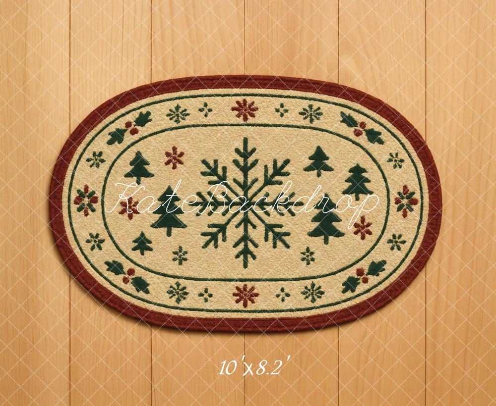 Kate Christmas Snowflake Trees Wooden Backdrop Designed by Mini MakeBelieve