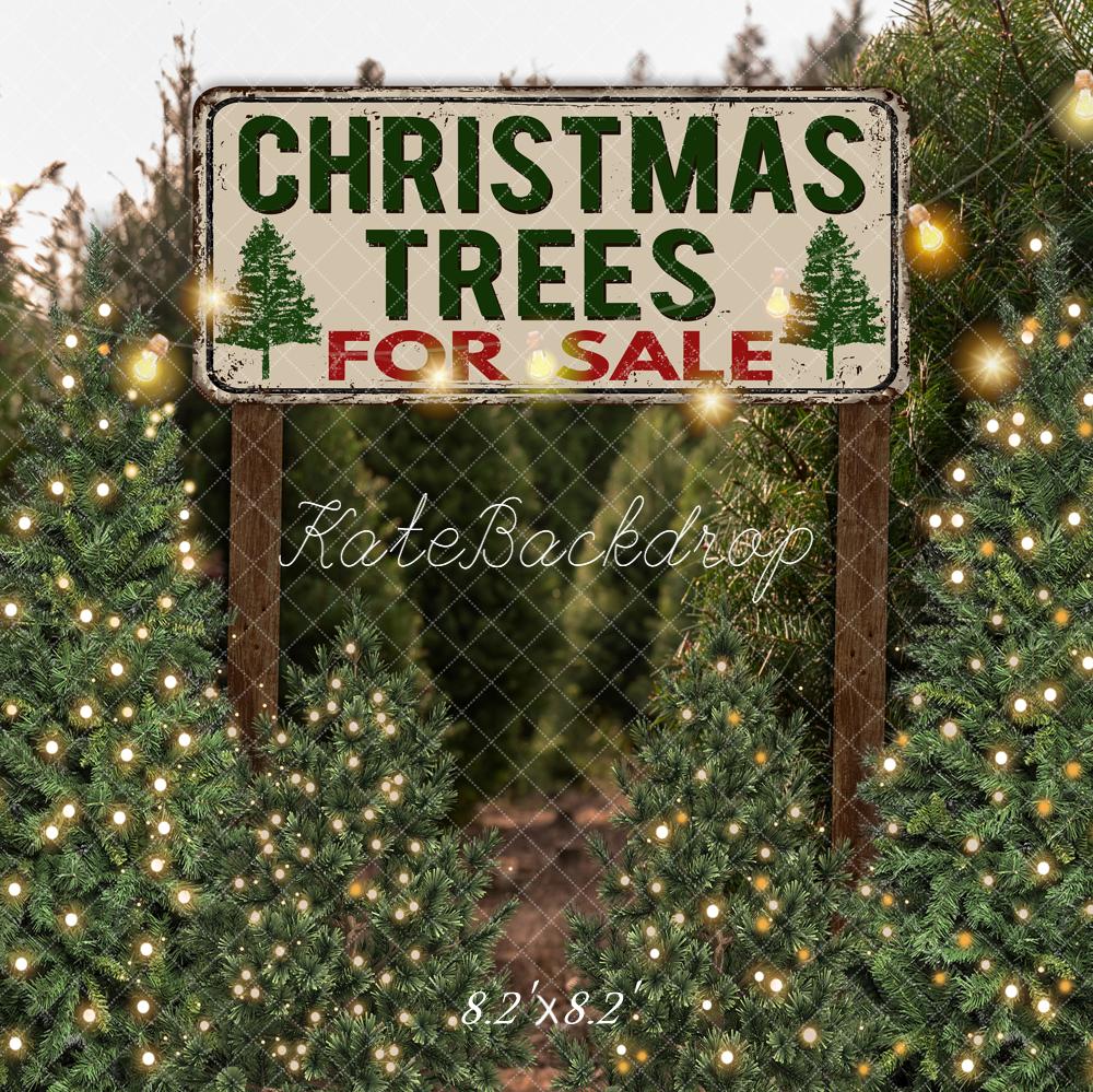 Kate Christmas Trees Lights Backdrop Designed by Emetselch