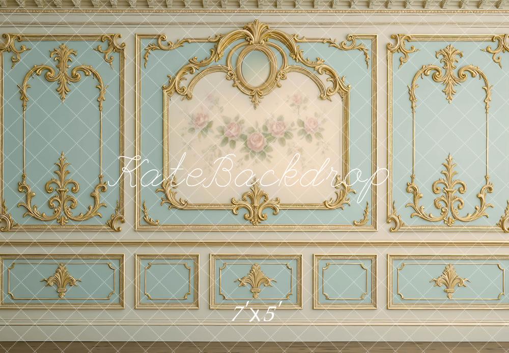 Kate Ornate Wall Rose Painting Backdrop Designed by Mini MakeBelieve