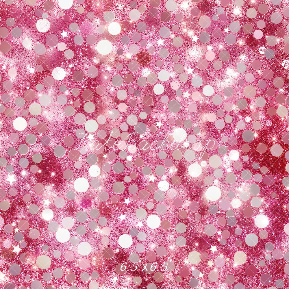 Kate Pink Glitter Bokeh Backdrop Designed by Emetselch