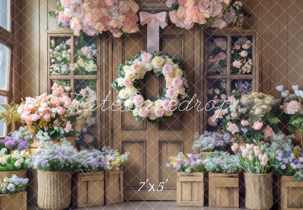 Kate Flower Wooden Backdrop Designed by Mini MakeBelieve - Kate Backdrop AU