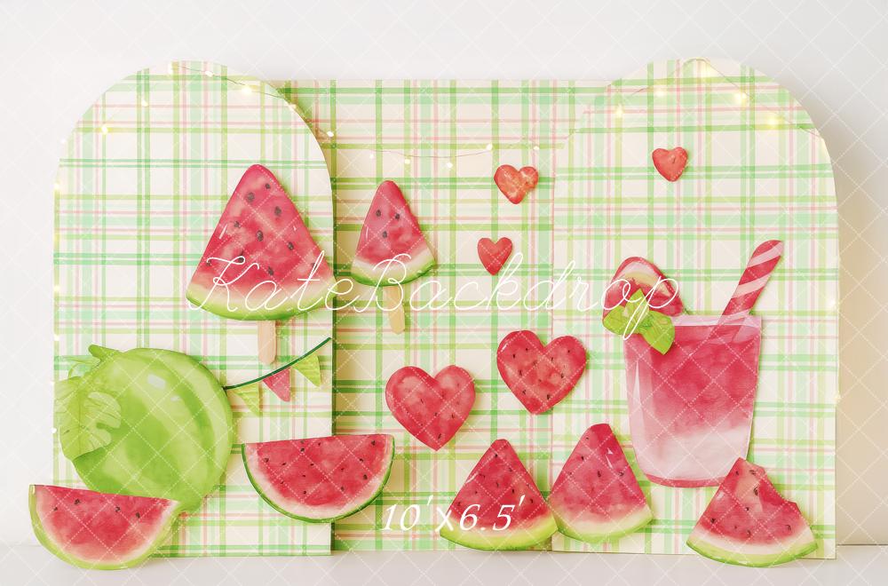 Kate Summer Watermelon Juice Backdrop Designed by Patty Roberts - Kate Backdrop AU