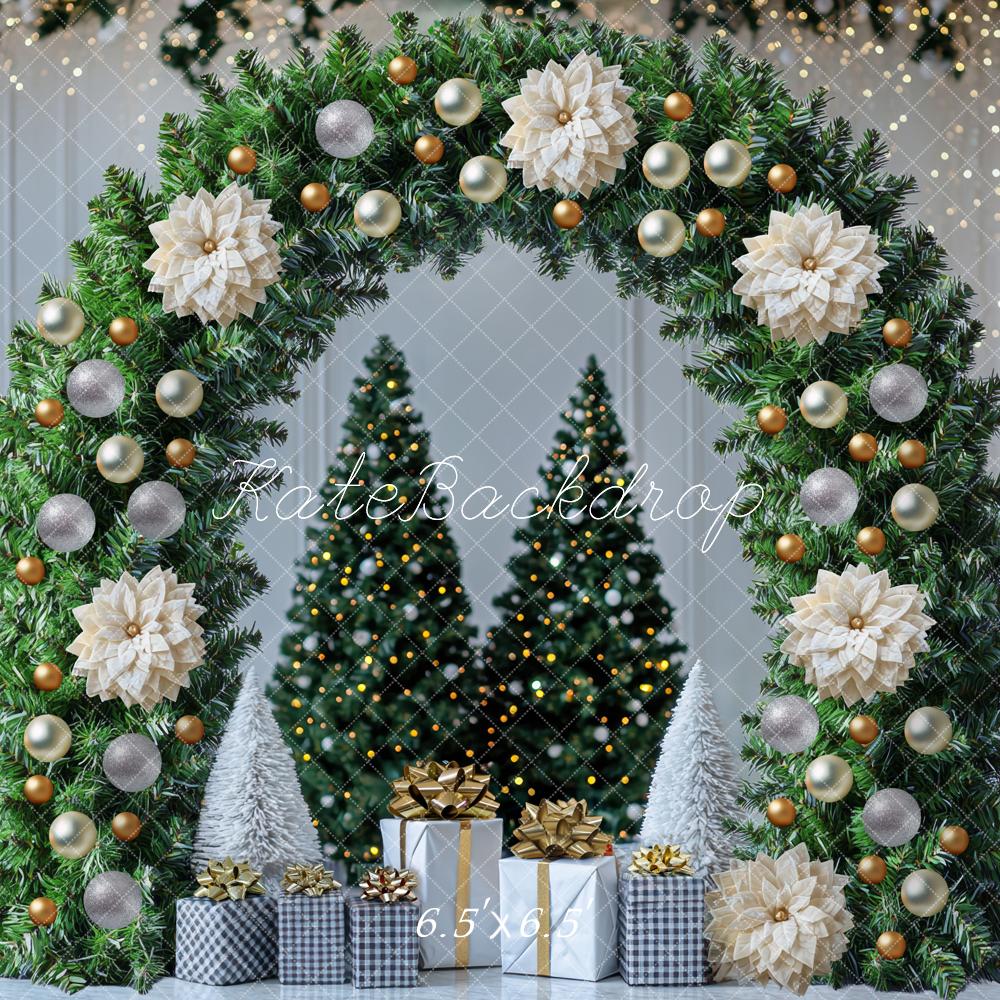 Kate Christmas Flower Arch Gift Backdrop Designed by Mini MakeBelieve