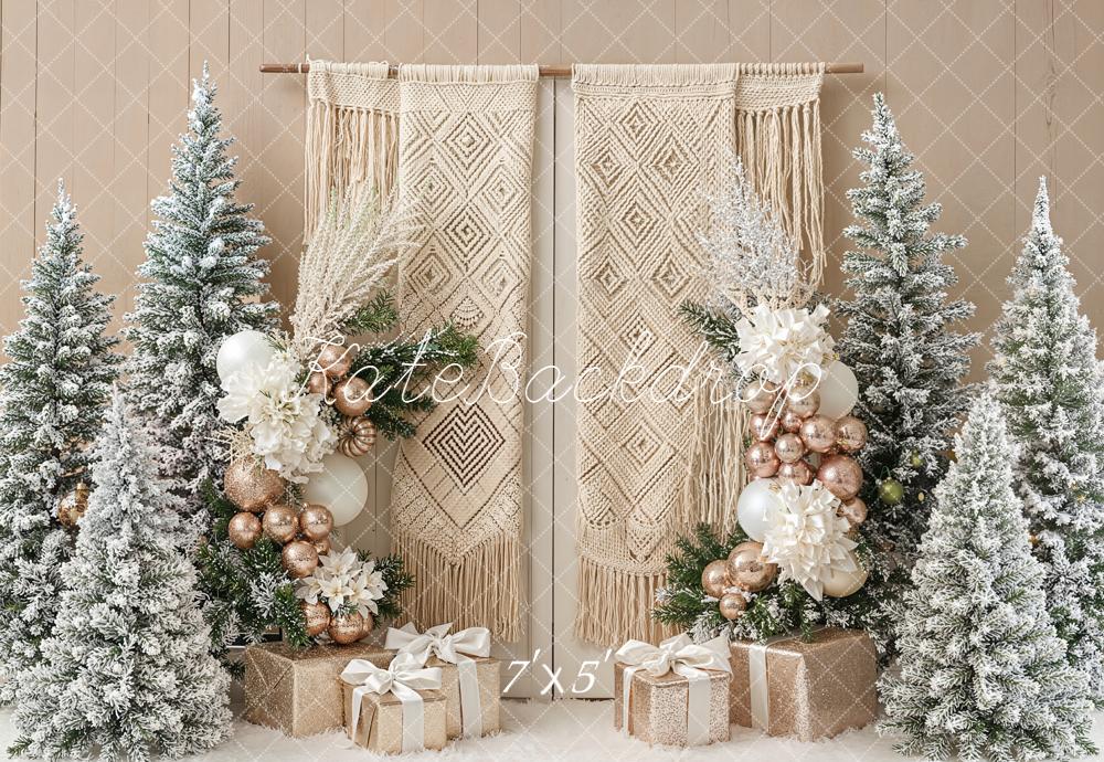 Lightning Deal Kate Boho Christmas Backdrop Designed by Emetselch