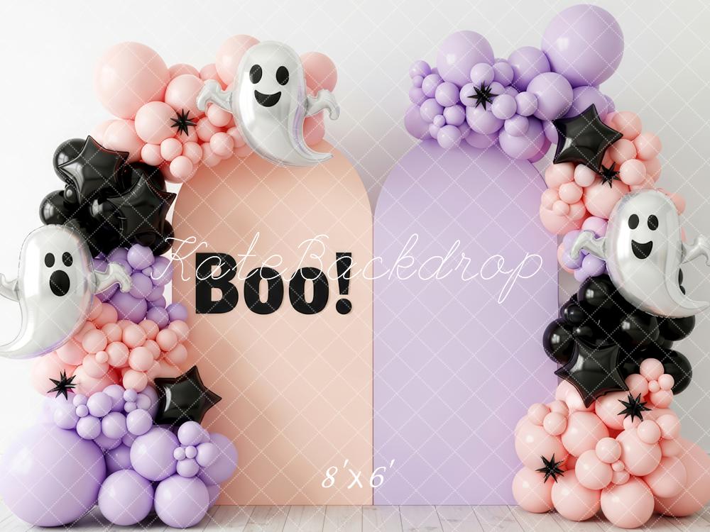 Kate Halloween Ghost Boo Party Arch Backdrop Designed by Patty Roberts