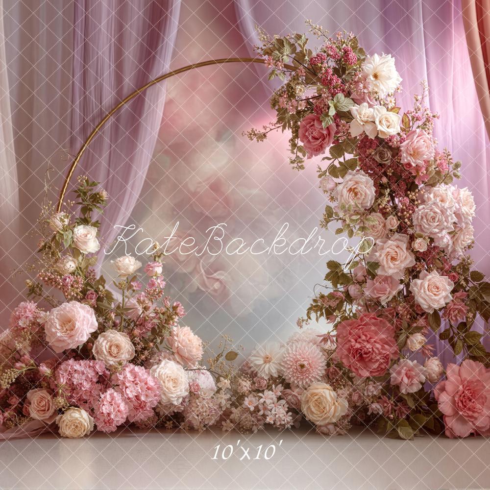 Kate Floral Mommy&Me Backdrop Designed by Emetselch