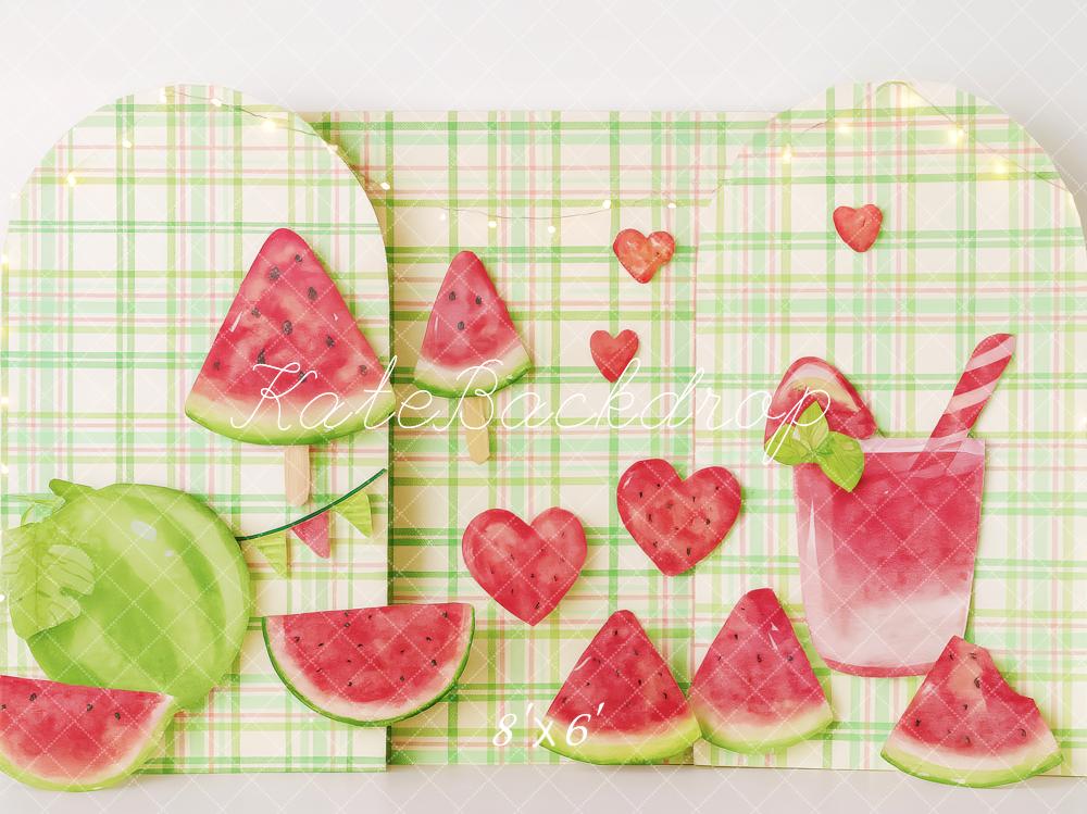 Kate Summer Watermelon Juice Backdrop Designed by Patty Roberts - Kate Backdrop AU