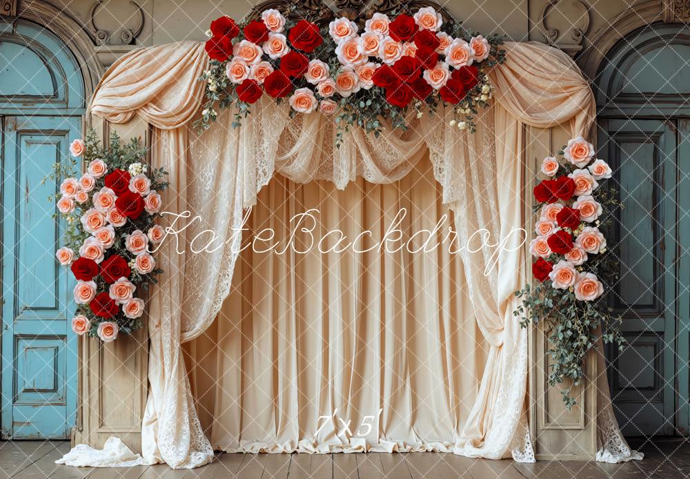 Kate Wedding Flower Drapes Backdrop Designed by Mini MakeBelieve