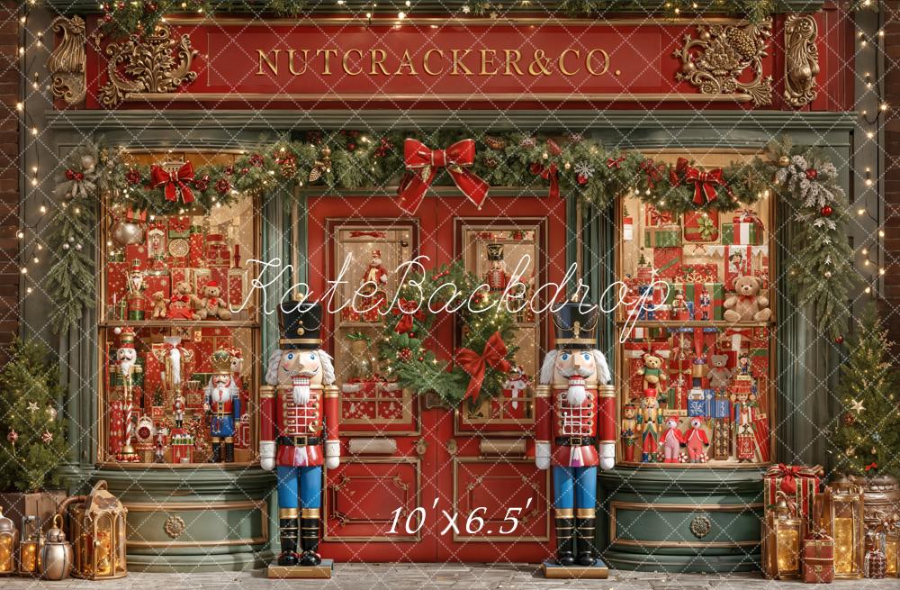 Kate Christmas Nutcracker Toy Shop Backdrop Designed by Emetselch