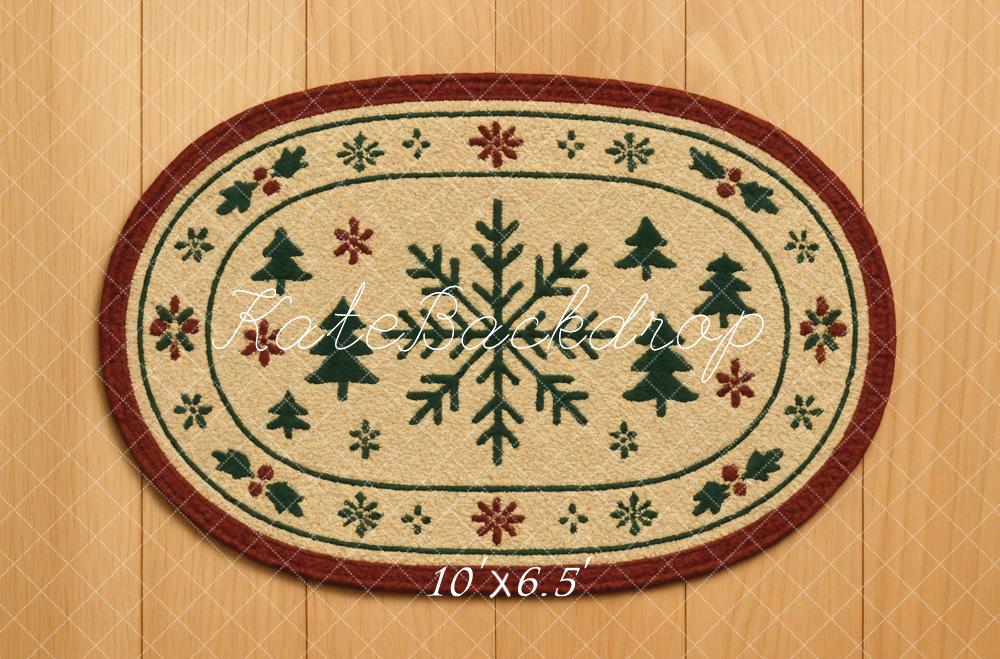 Kate Christmas Snowflake Trees Wooden Backdrop Designed by Mini MakeBelieve