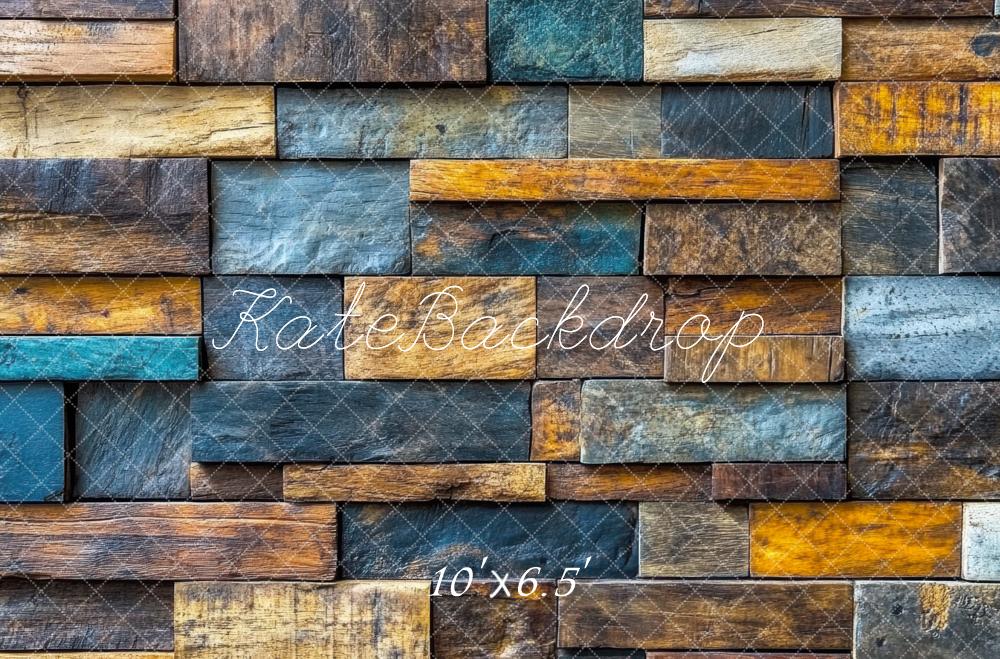 Kate Retro Wall Vintage Texture Backdrop Designed by Mini MakeBelieve