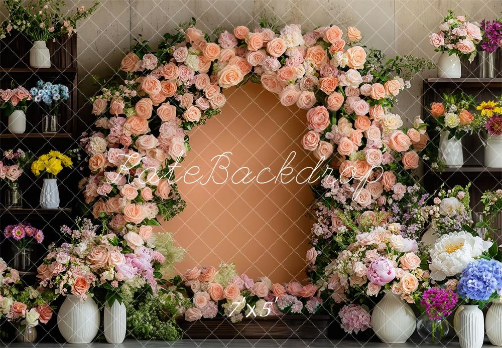 Kate Flower Arch Vase Spring Backdrop Designed by Mini MakeBelieve - Kate Backdrop AU