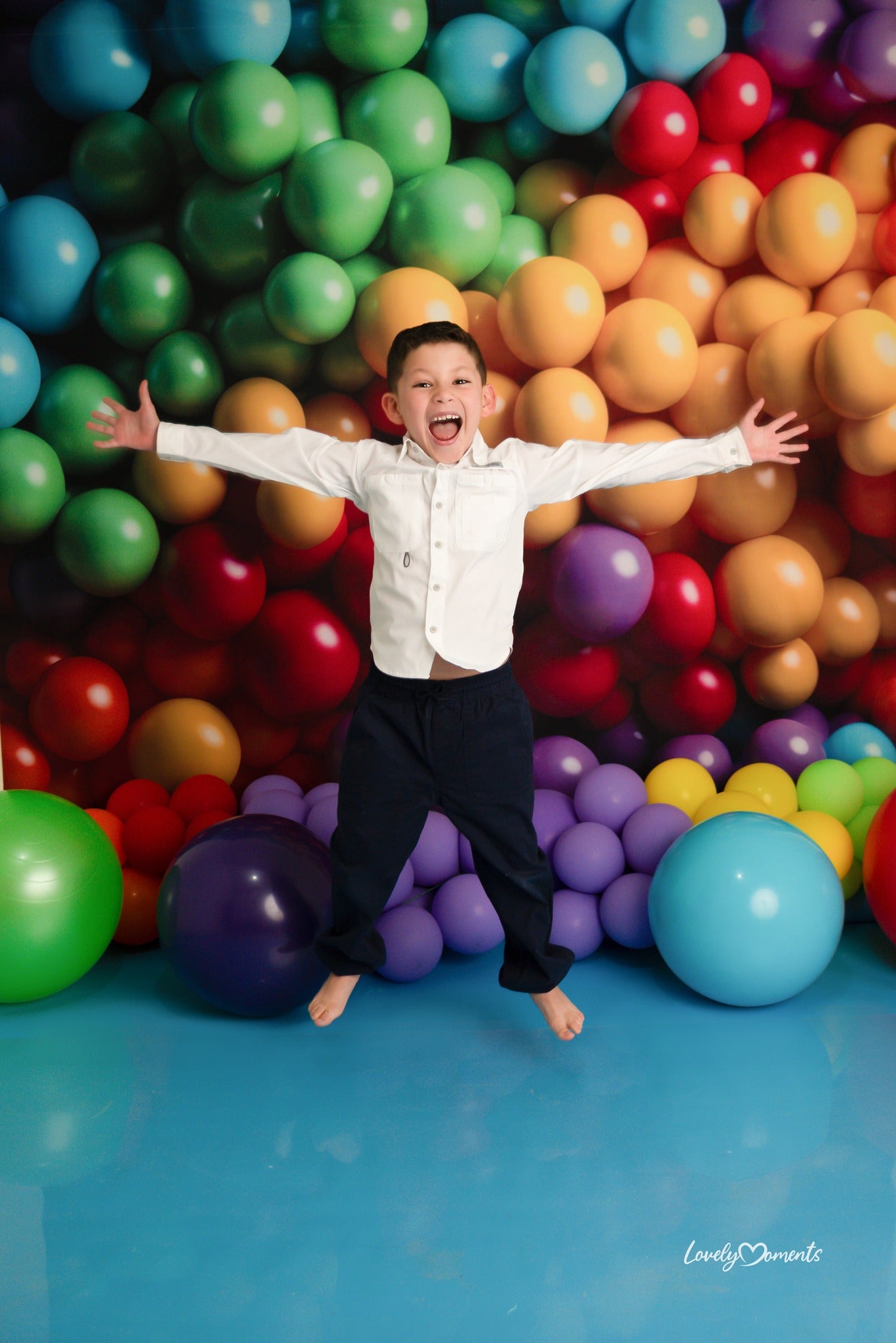 Kate Rainbow Balloon Wall Backdrop Designed by Mandy Ringe Photography - Kate Backdrop AU