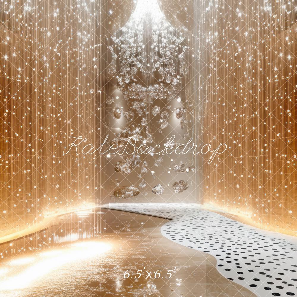 Kate Golden Curtain Lights Backdrop Designed by Mini MakeBelieve - Kate Backdrop AU