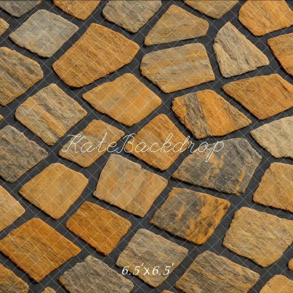 Kate Cobblestone Stone Pattern Backdrop Designed by Mini MakeBelieve