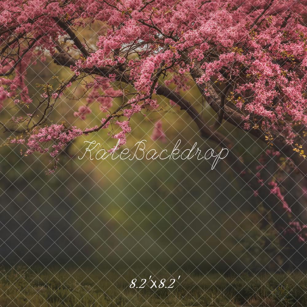 Kate Pink Flowering Tree Branches Backdrop Designed by Emetselch