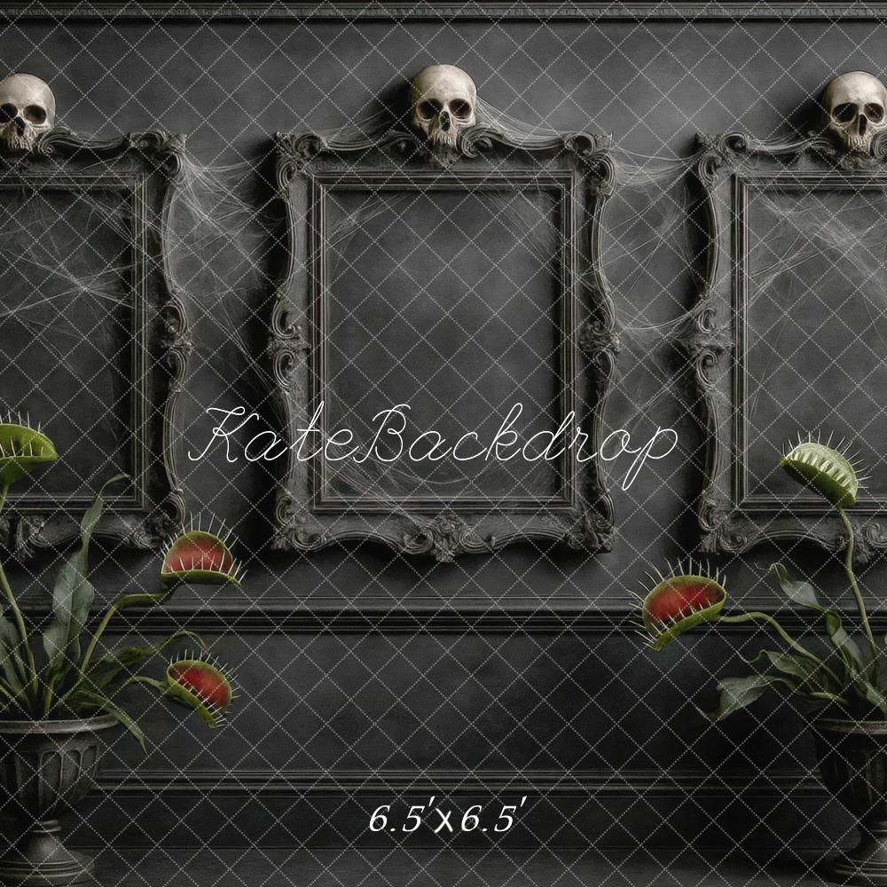 15% OFF Kate Halloween Skull Retro Wall Backdrop Designed by Mini MakeBelieve - Kate Backdrop AU