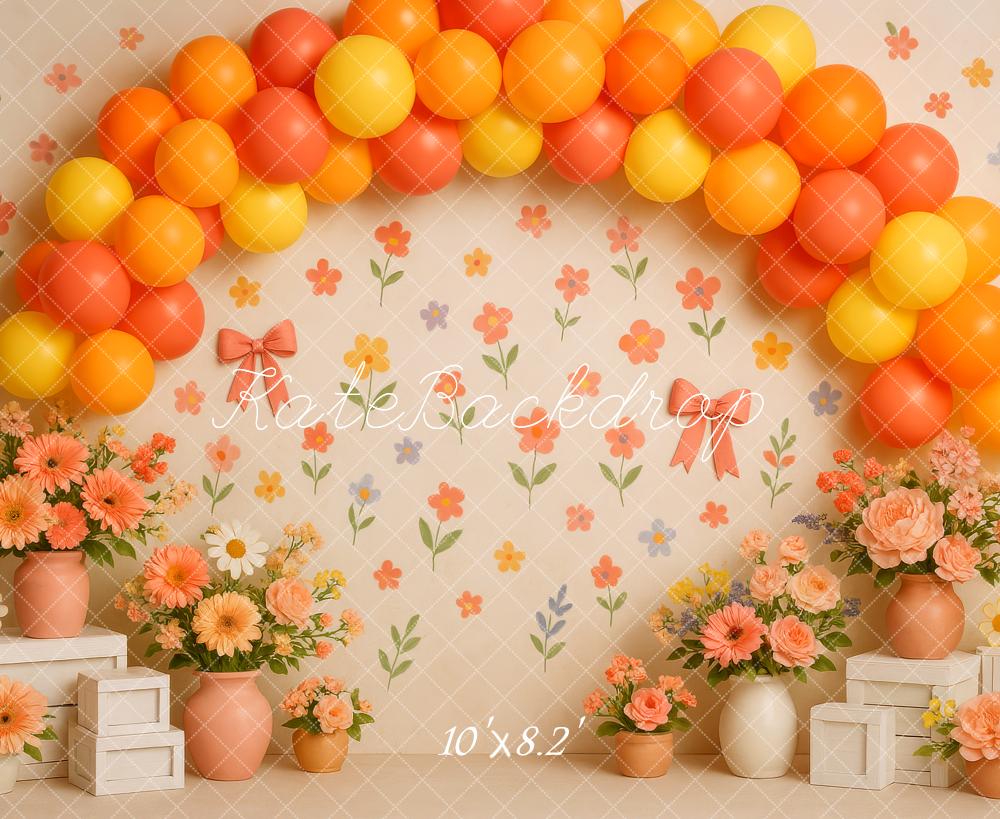 Kate Arch Balloons Flower Backdrop Designed by Patty Roberts