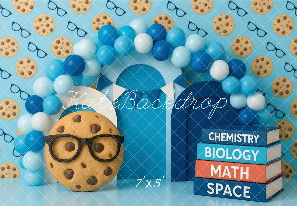 Kate Back to School Cookie Books Backdrop Designed by Mini MakeBelieve - Kate Backdrop AU