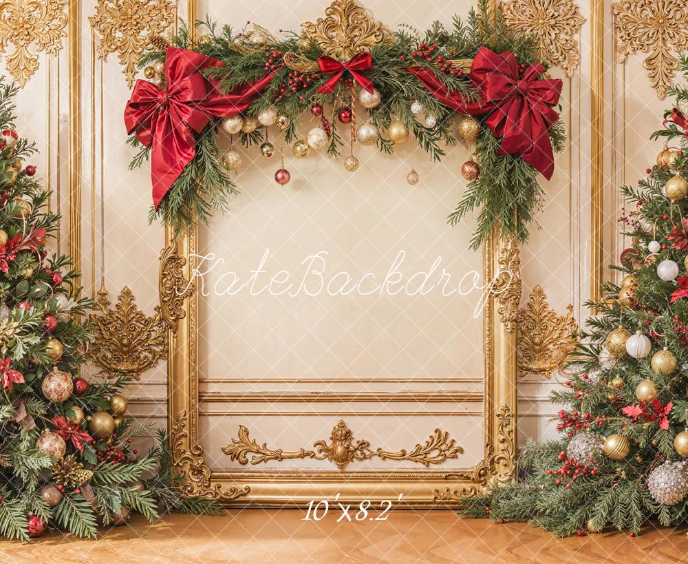 Kate Retro Christmas Trees Backdrop Designed by Emetselch