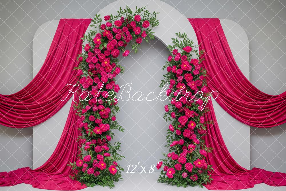 Kate Flower Arch Wedding Party Backdrop Designed by Patty Roberts