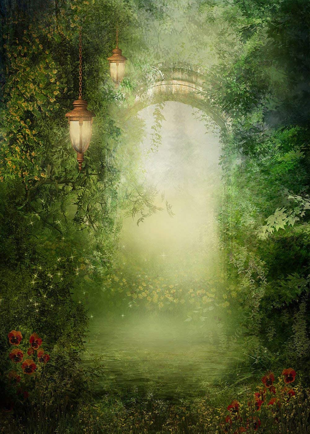 Kate Spring Green Dreamlike Fairytale Backdrops for Photography