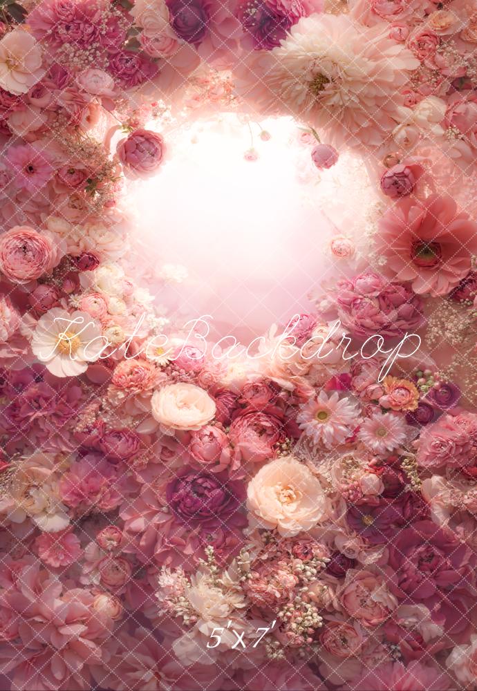 Kate Flower Arch Pink Flowers Backdrop Designed by Chain - Kate Backdrop AU