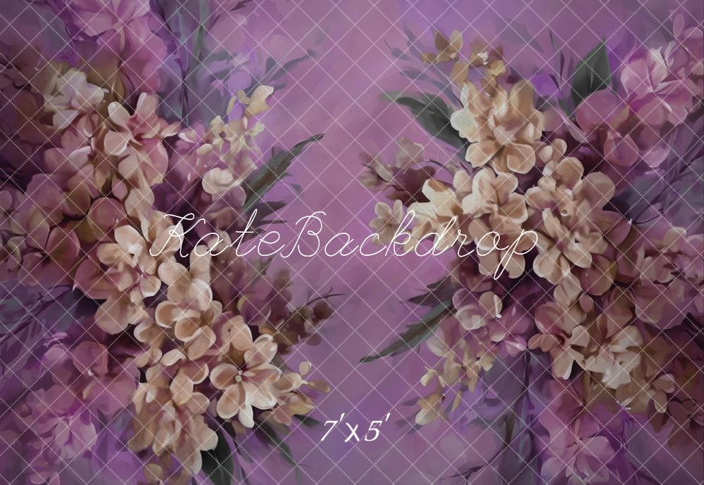 15% OFF Kate Purple Flower Fine Art Backdrop Designed by GQ