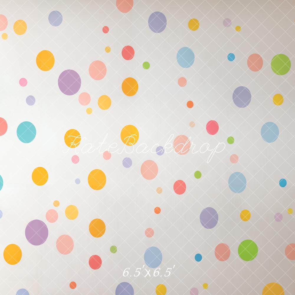 Kate Colourful Polka Dots Backdrop Designed by Emetselch - Kate Backdrop AU