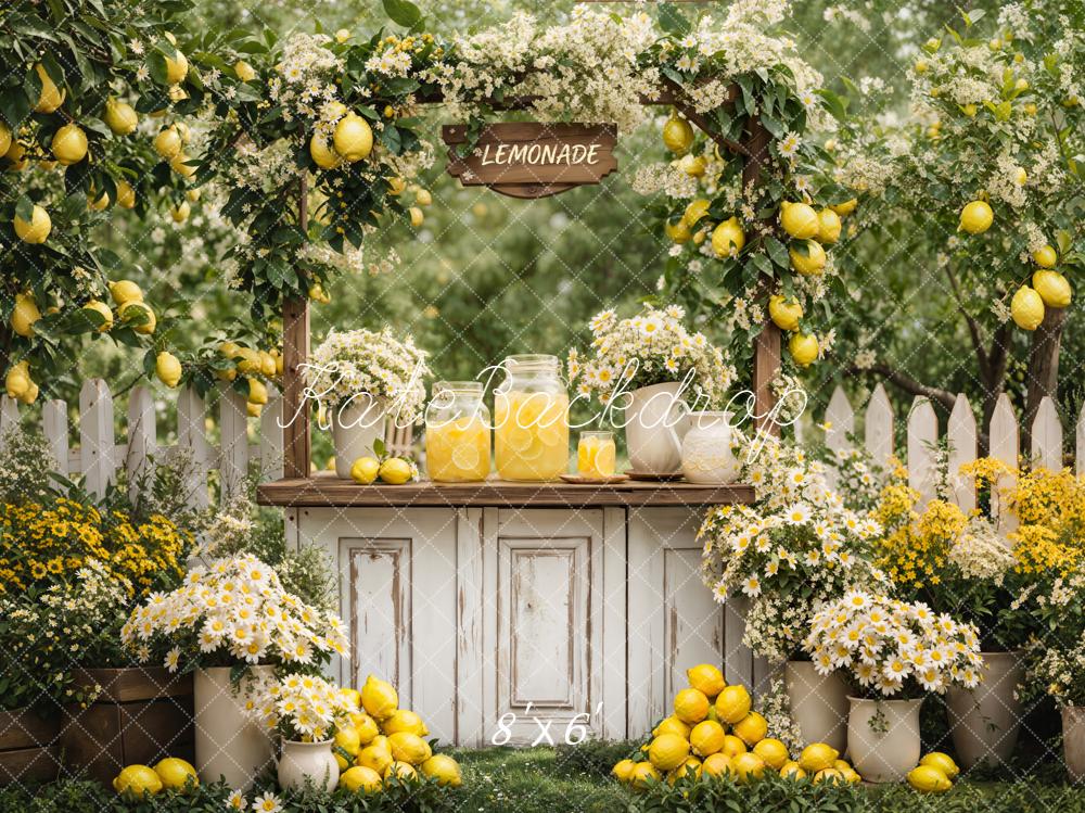 Kate Summer Lemonade Stand Backdrop Designed by Emetselch