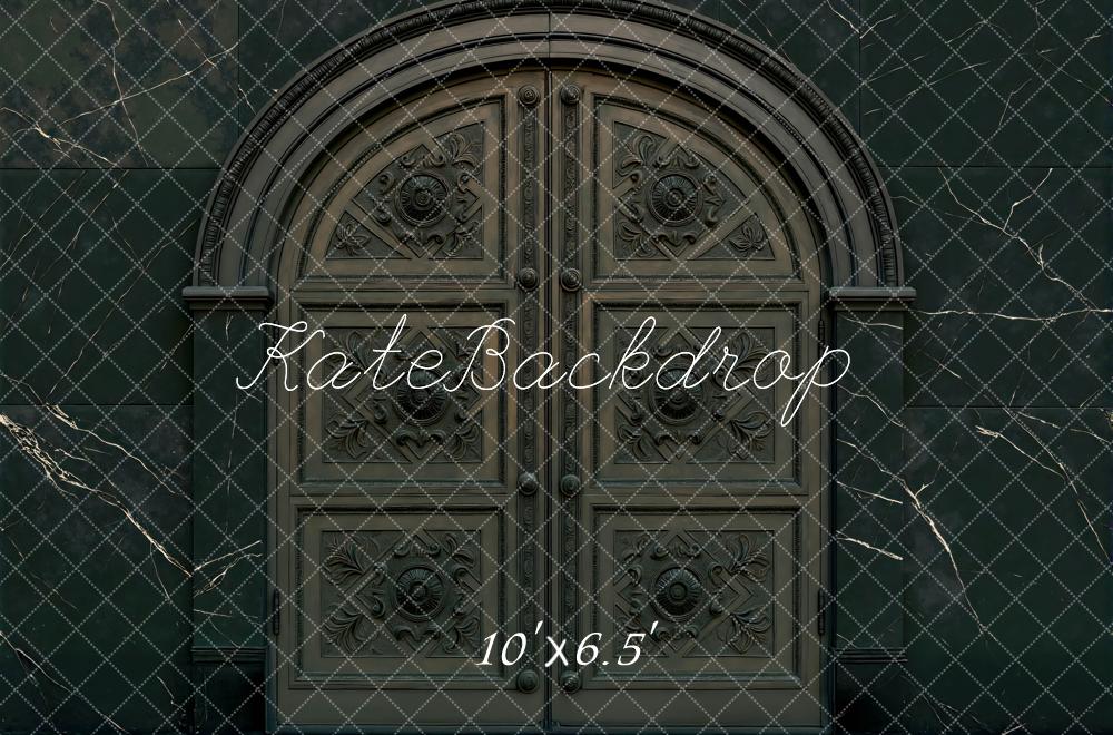 Kate Arched Ornate Door Marble Wall Backdrop Designed by Mini MakeBelieve